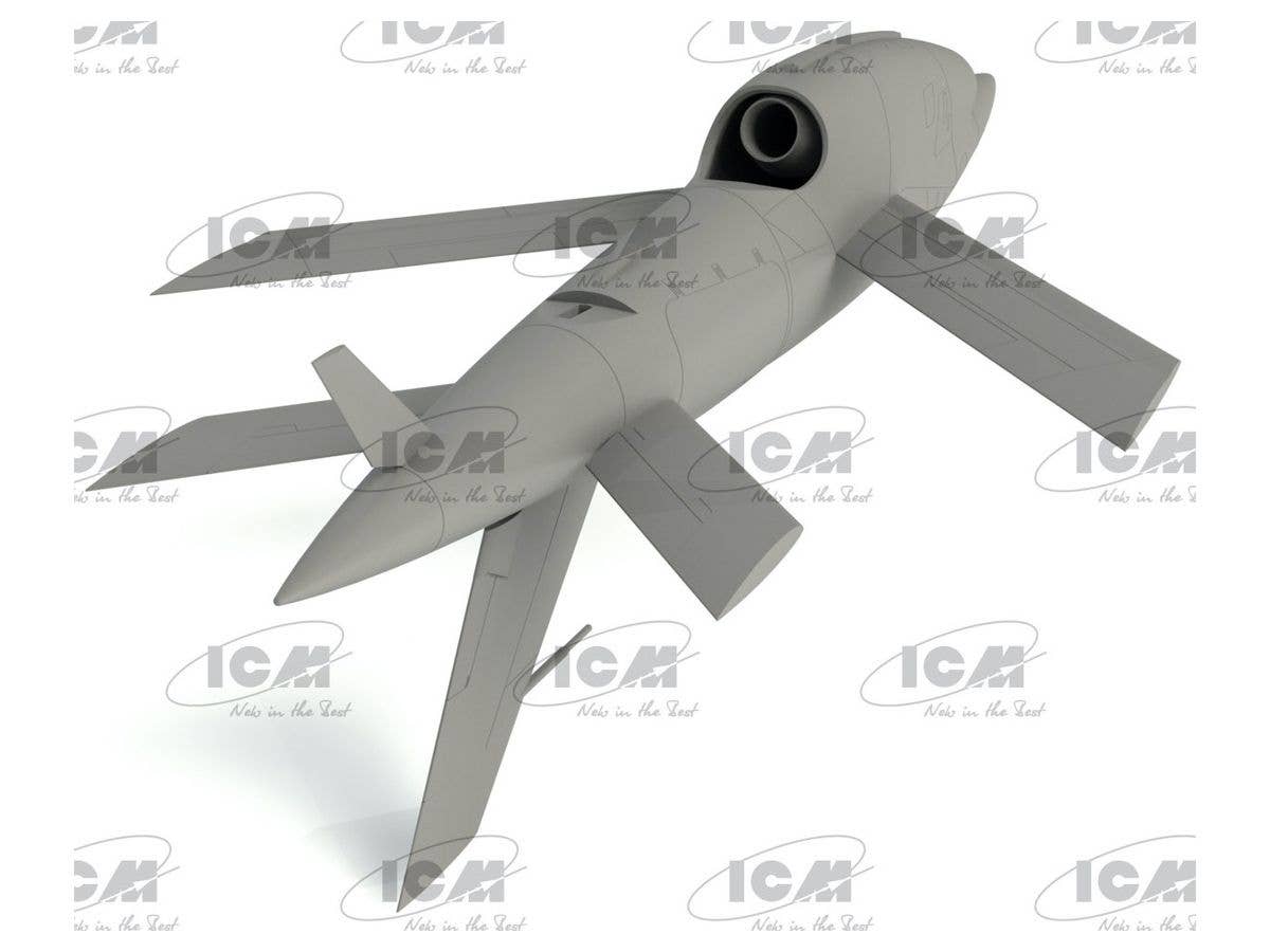 ICM 1/48 Q-2C (BQM-34A) Firebee, US Drone (2 airplanes and pilons) (100% new molds) | 4823044407675