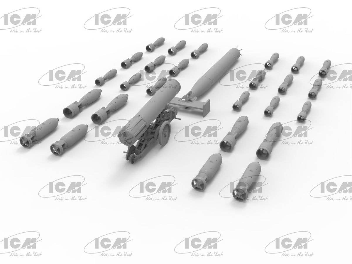 ICM 1/48 WWII British Aircraft Armament (100% new molds), Equipment | 4823044409495