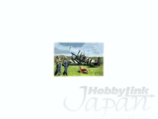ICM 1/48 Spitfire Mk.IX with RAF Pilots and Ground Personnel | 4823044400553