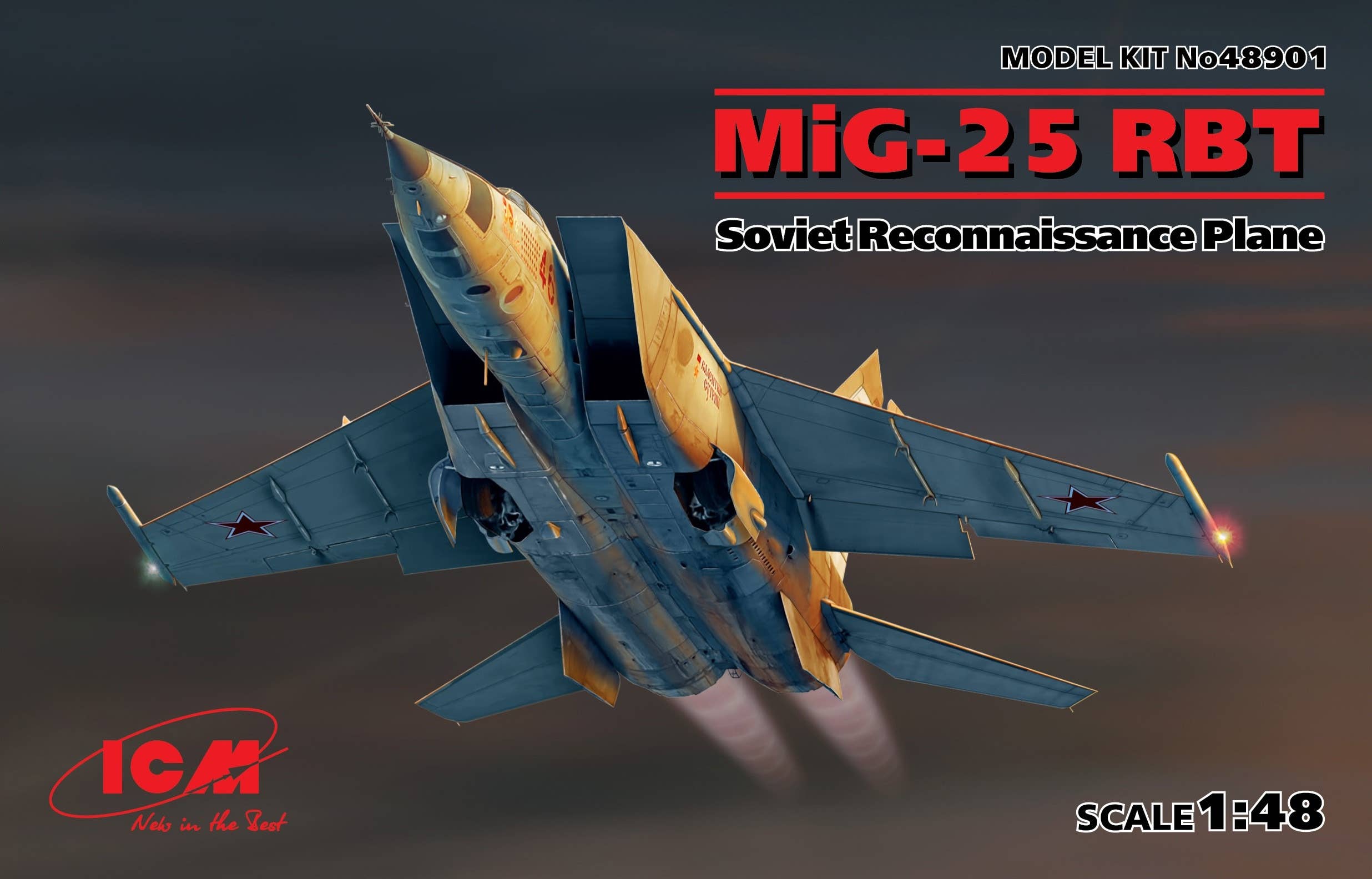 ICM 1/48 MiG-25 RBT, Soviet Reconnaissance Plane | 4823044404247