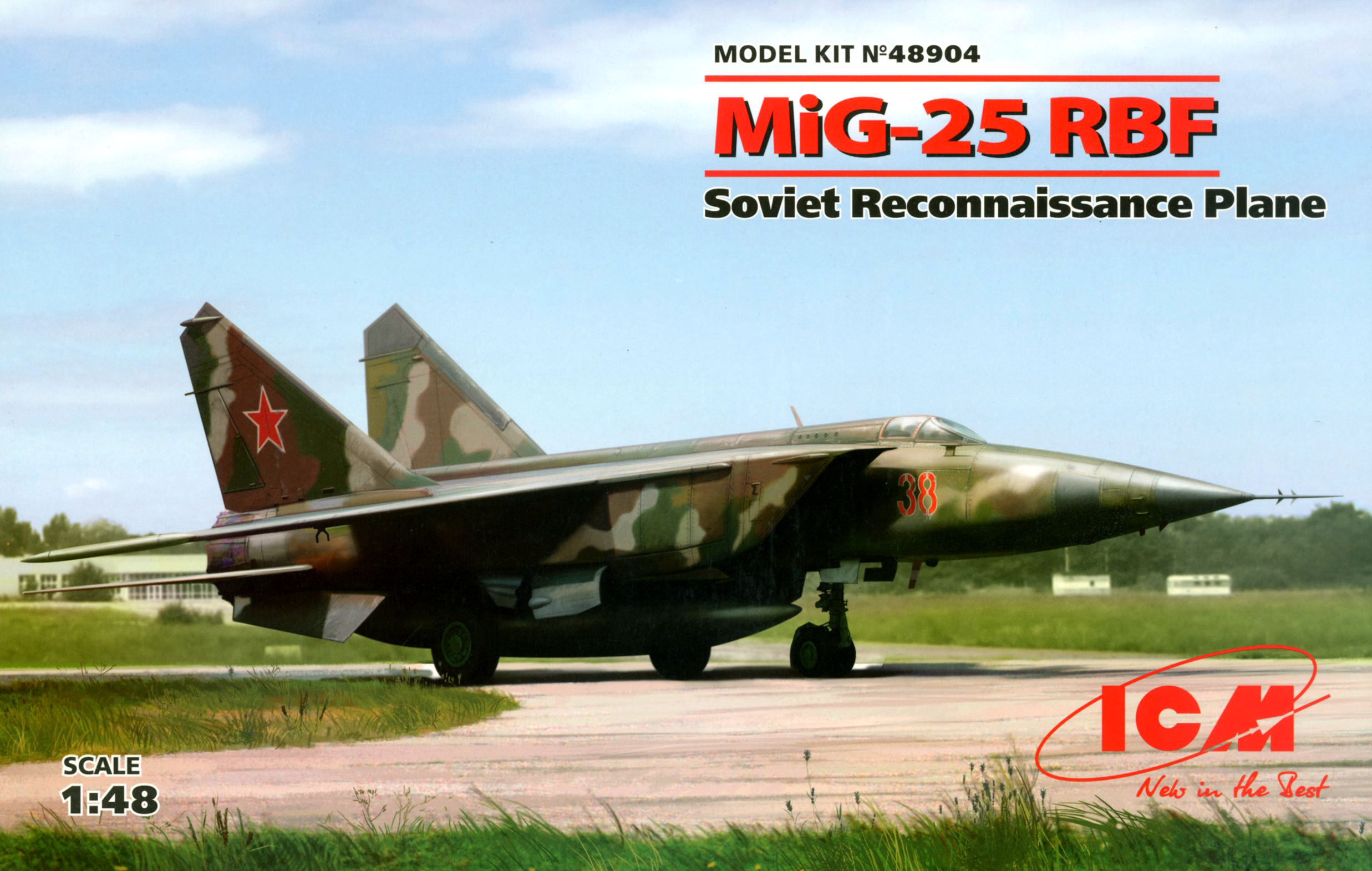 ICM 1/48 MiG-25 RBF, Soviet Reconnaissance Plane | 4823044404964