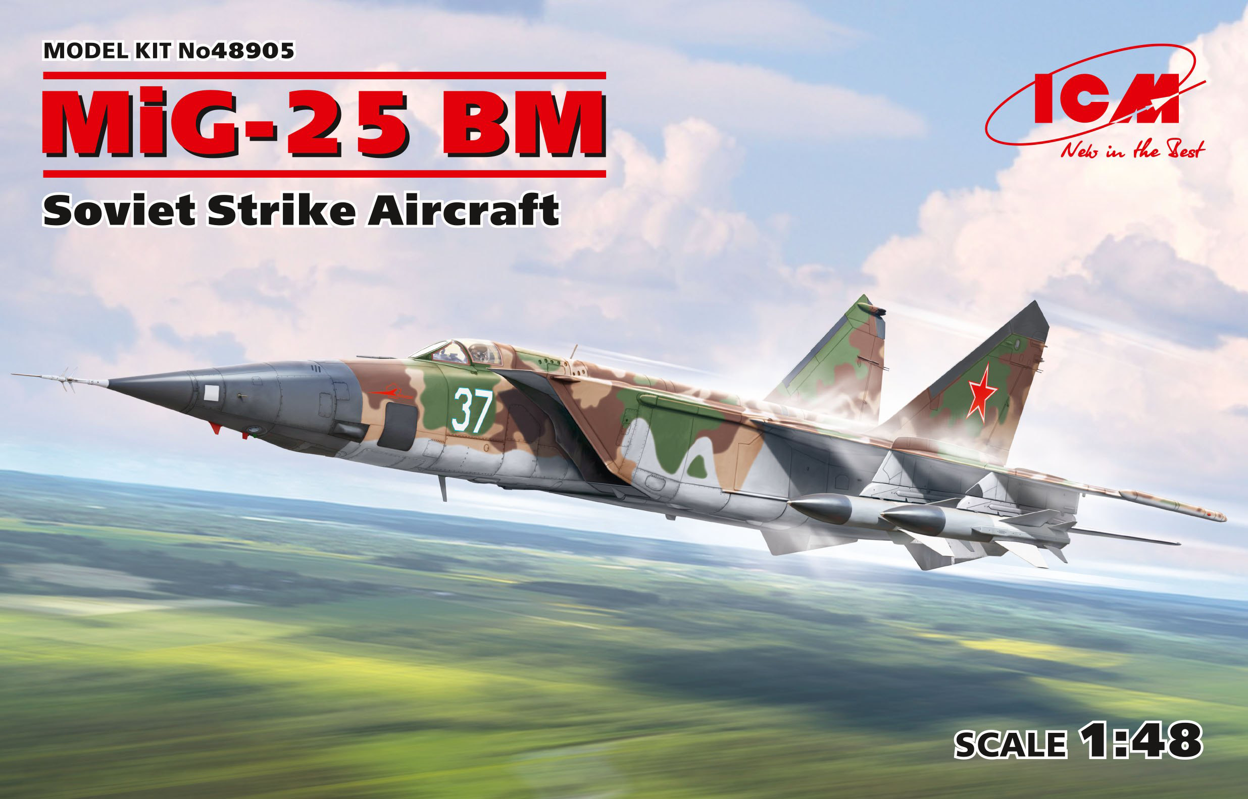ICM 1/48 MiG-25 BM, Soviet Strike Aircraft | 4823044405794