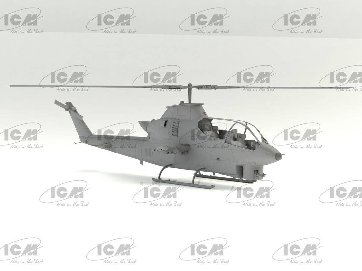 ICM 1/35 AH-1G Cobra (late production), US Attack Helicopter (100% new molds) | 4823044409556