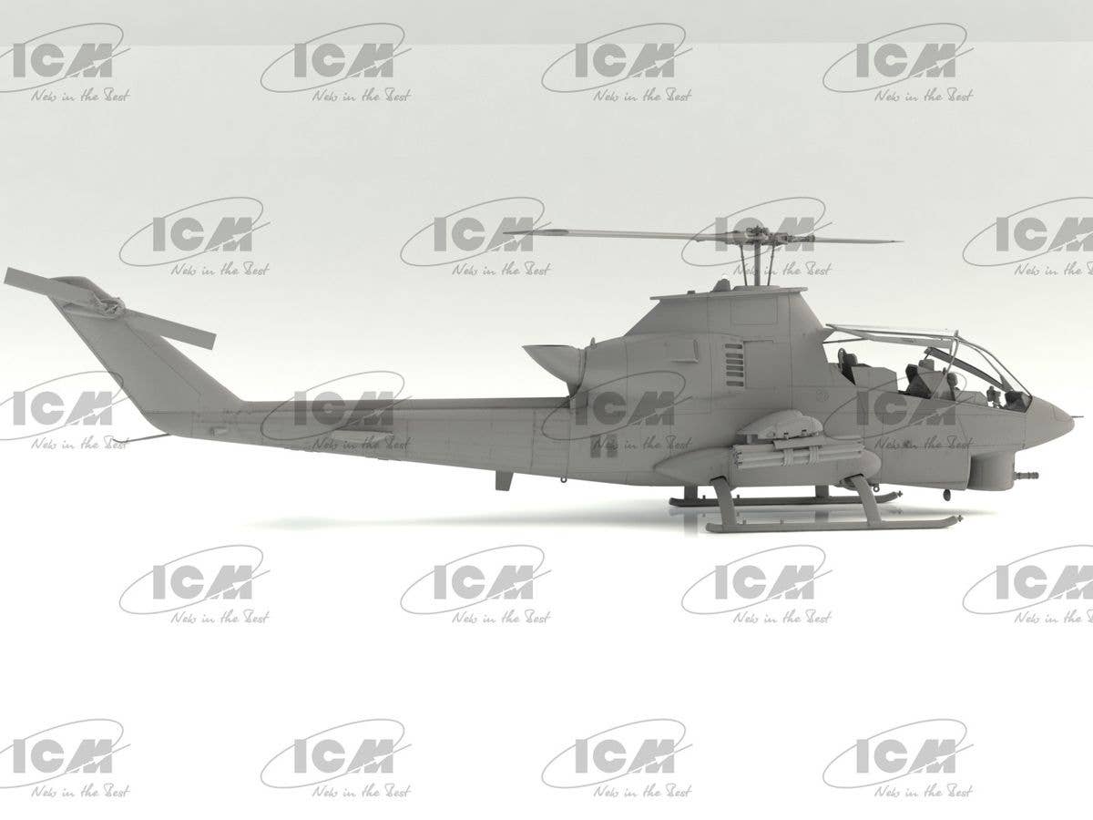 ICM 1/35 AH-1G Cobra (late production), US Attack Helicopter (100% new molds) | 4823044409556
