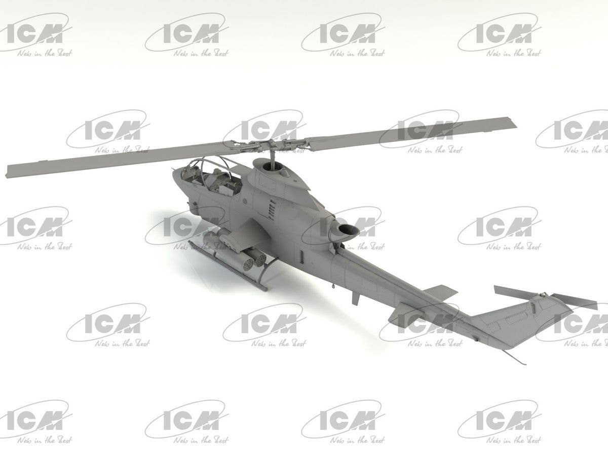 ICM 1/35 AH-1G Cobra (late production), US Attack Helicopter (100% new molds) | 4823044409556