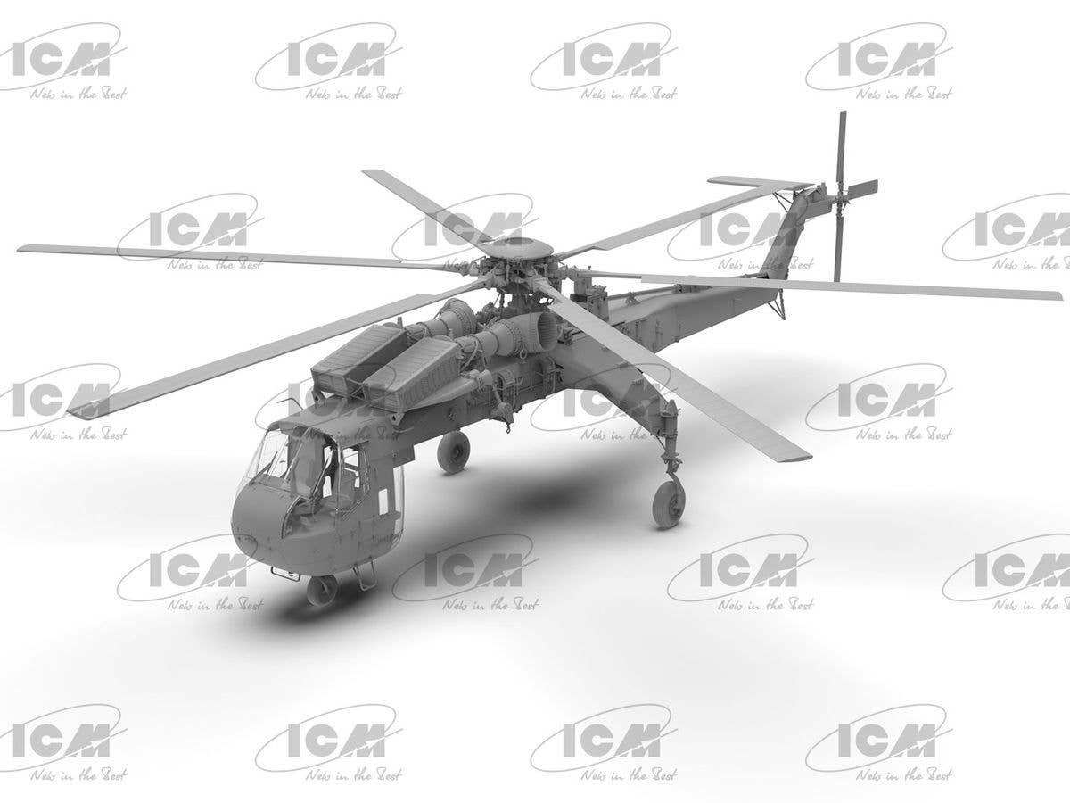 ICM 1/35 Sikorsky CH-54A Tarhe, US Heavy Helicopter (100% new molds), Aircraft | 4823044408764