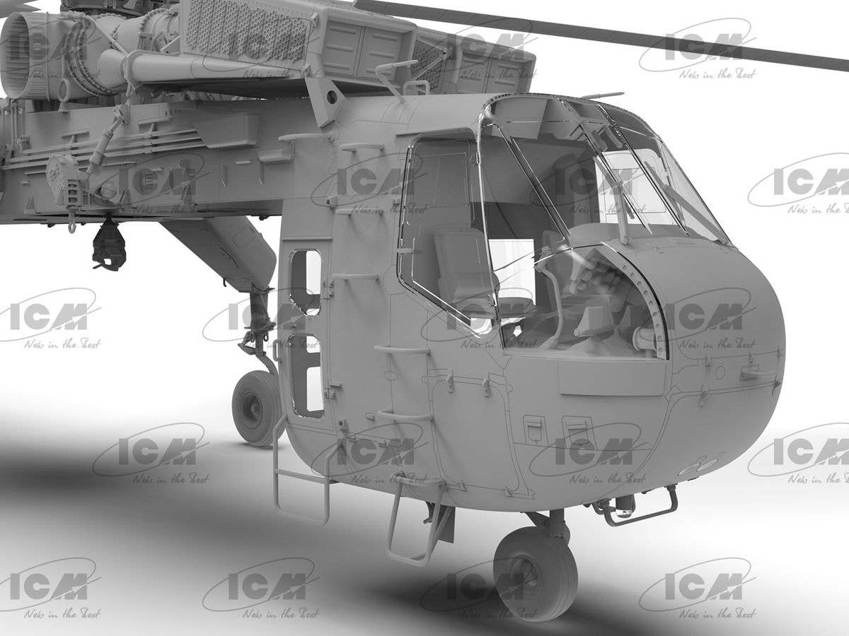ICM 1/35 Sikorsky CH-54A Tarhe, US Heavy Helicopter (100% new molds), Aircraft | 4823044408764