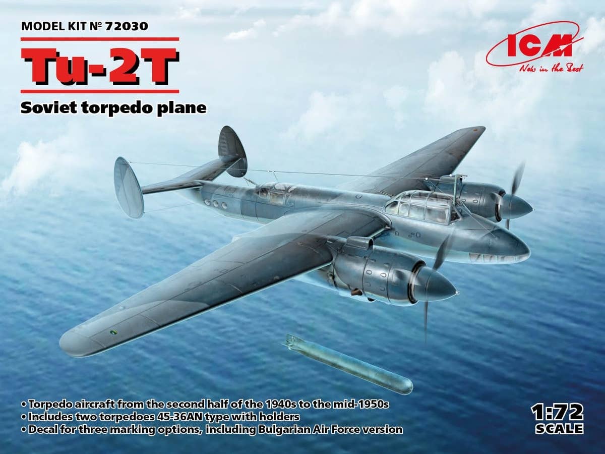 ICM 1/72 Tu-2T, Soviet torpedo plane | 4823044408467