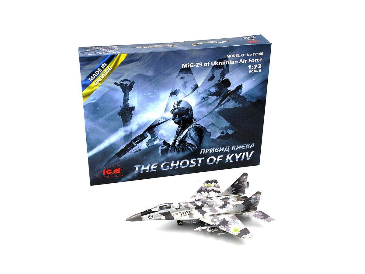 ICM 1/72 The Ghost of Kyiv MiG-29 of Ukrainian Air Force, Special New Item | 4823044409242