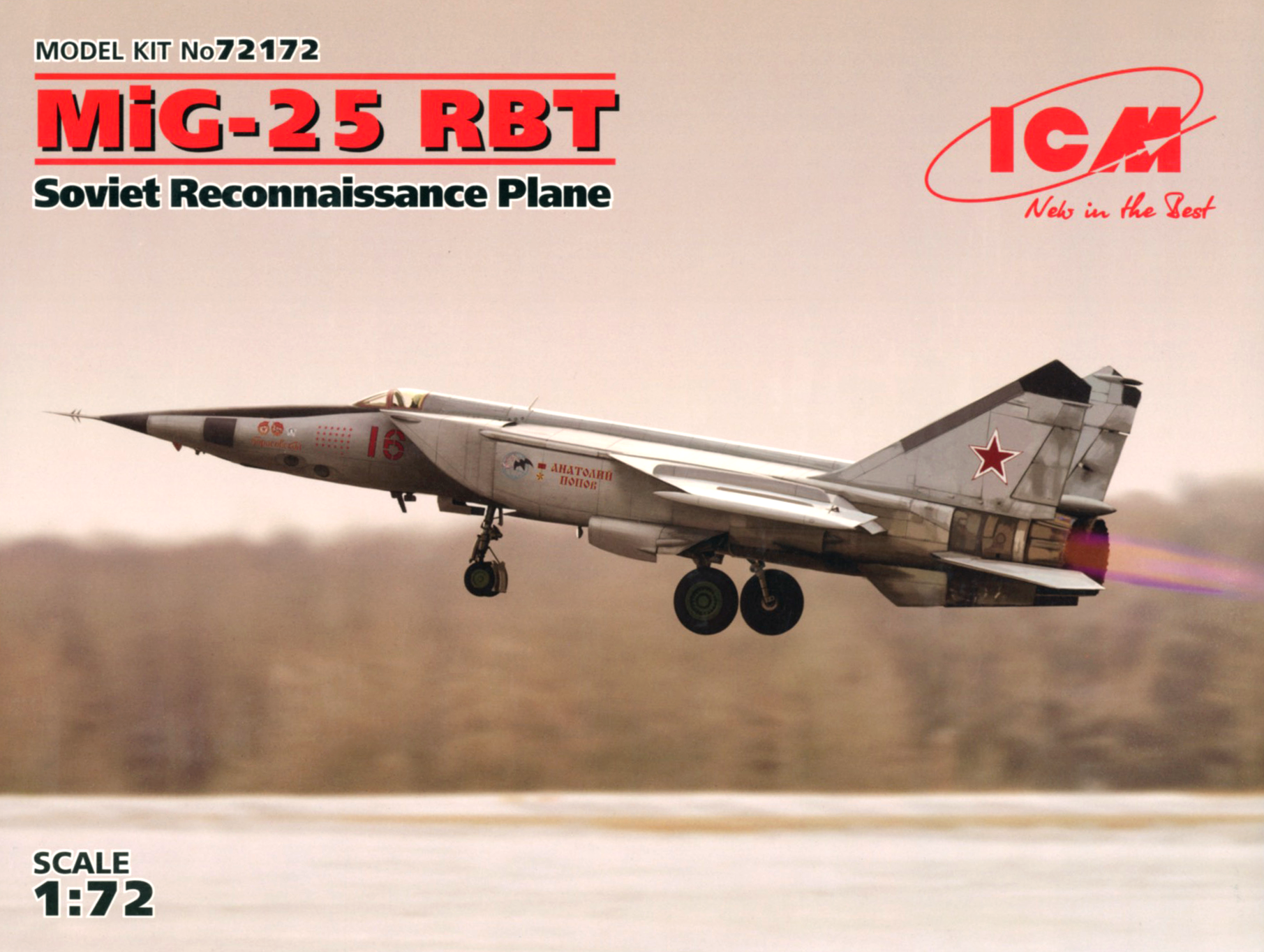 ICM 1/72 MiG-25 RBT, Soviet Reconnaissance Plane | 4823044404810