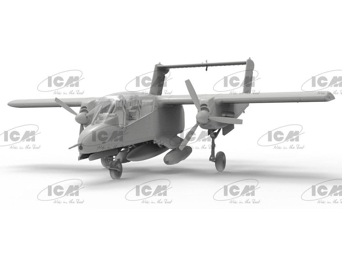 ICM 1/72 OV-10А Bronco, US Attack Aircraft (100% new molds), Aircraft | 4823044409341