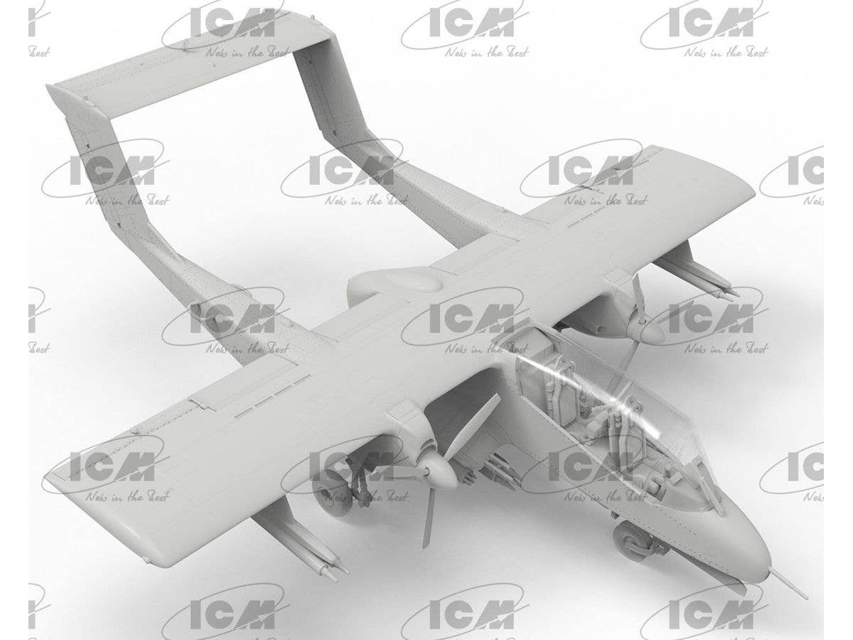 ICM 1/72 OV-10А Bronco, US Attack Aircraft (100% new molds), Aircraft | 4823044409341