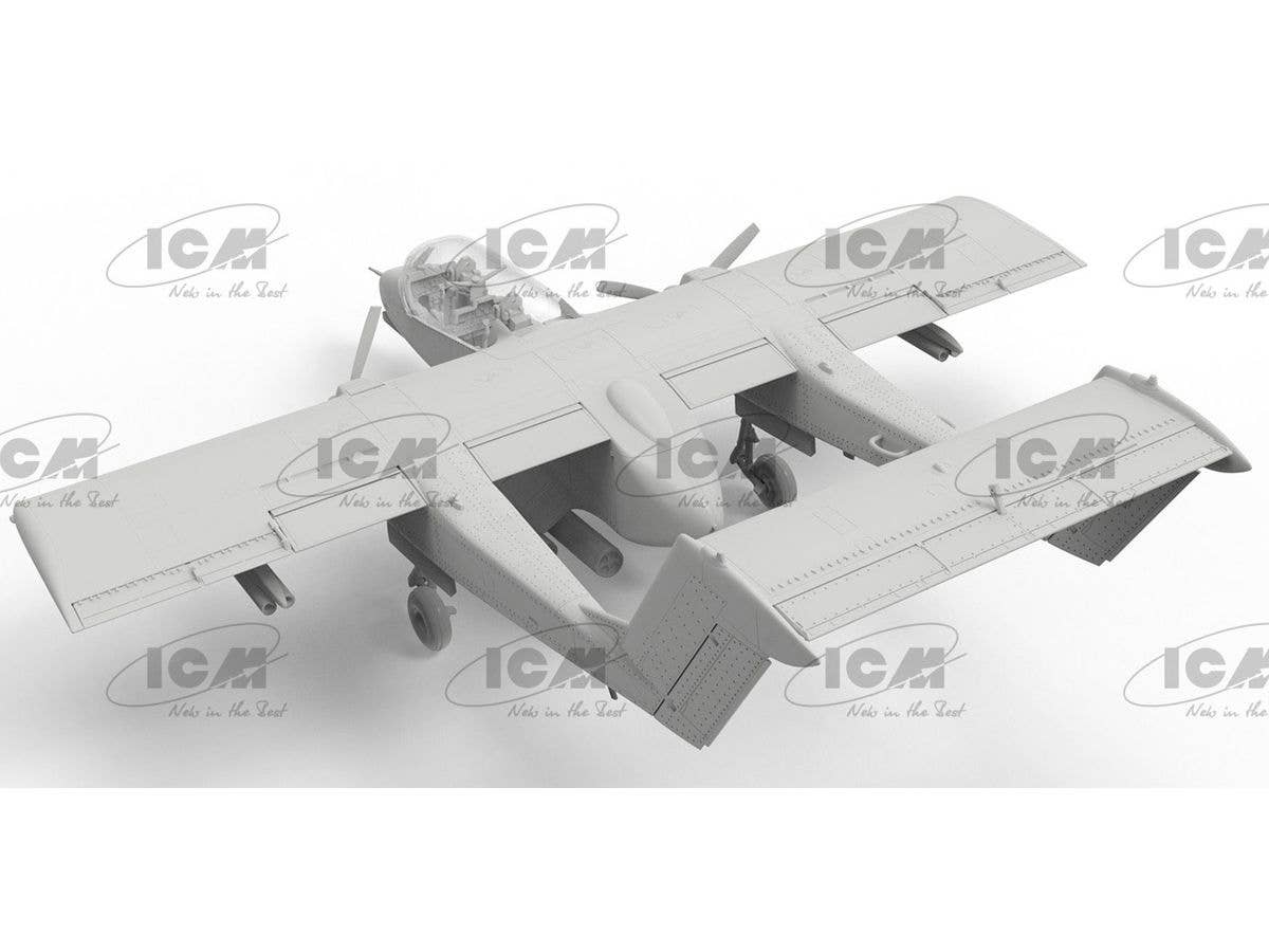 ICM 1/72 OV-10А Bronco, US Attack Aircraft (100% new molds), Aircraft | 4823044409341