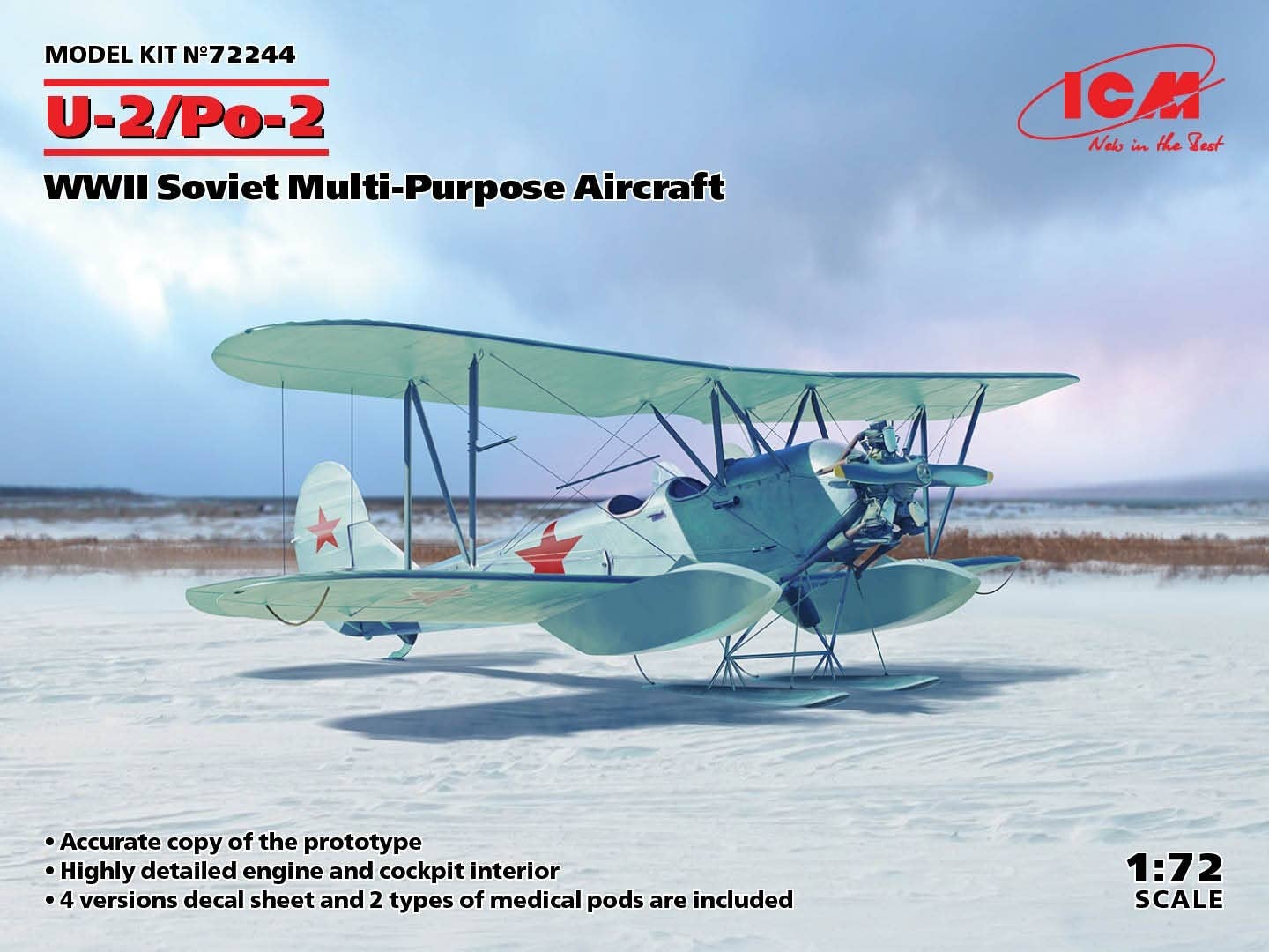 ICM U-2/Po-2, WWII Soviet Multi-Purpose Aircraft | 4823044406258