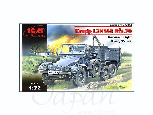 ICM Krupp L2H143 Kfz.70, German Light Army Truck | 4823044401956
