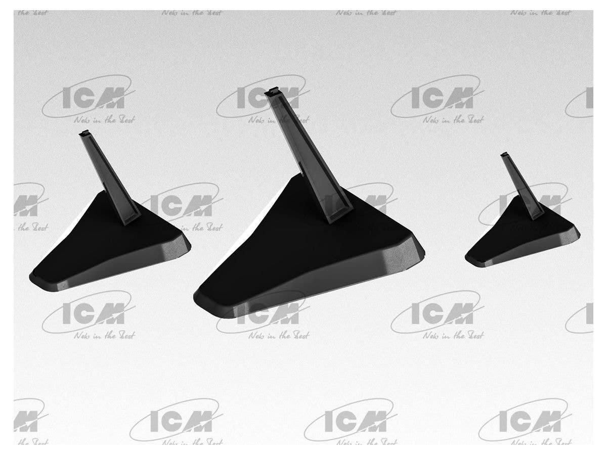 ICM Aircraft Models Stands (Black Edition) | 4823044408177