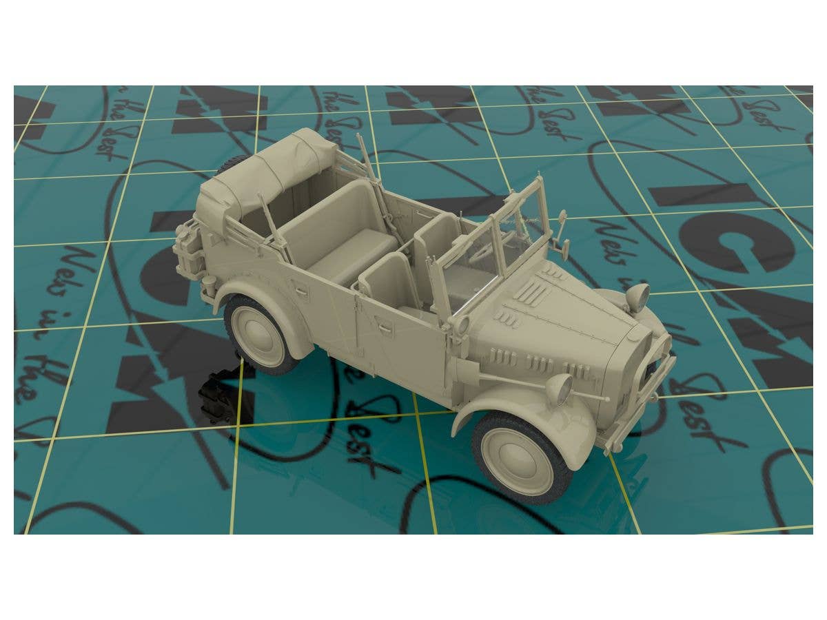 ICM Wehrmacht Off-road Cars (Kfz.1, Horch 108 Typ 40, L1500A) | 4823044405411
