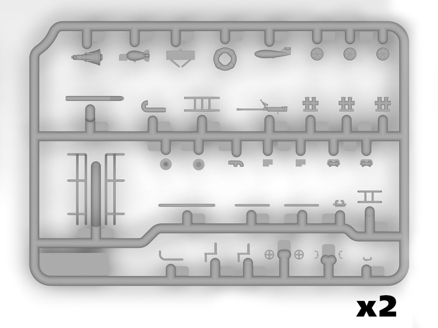 ICM 1/144 KFK Kriegsfischkutter, WWII German multi-purpose boat (100% new molds), Boat