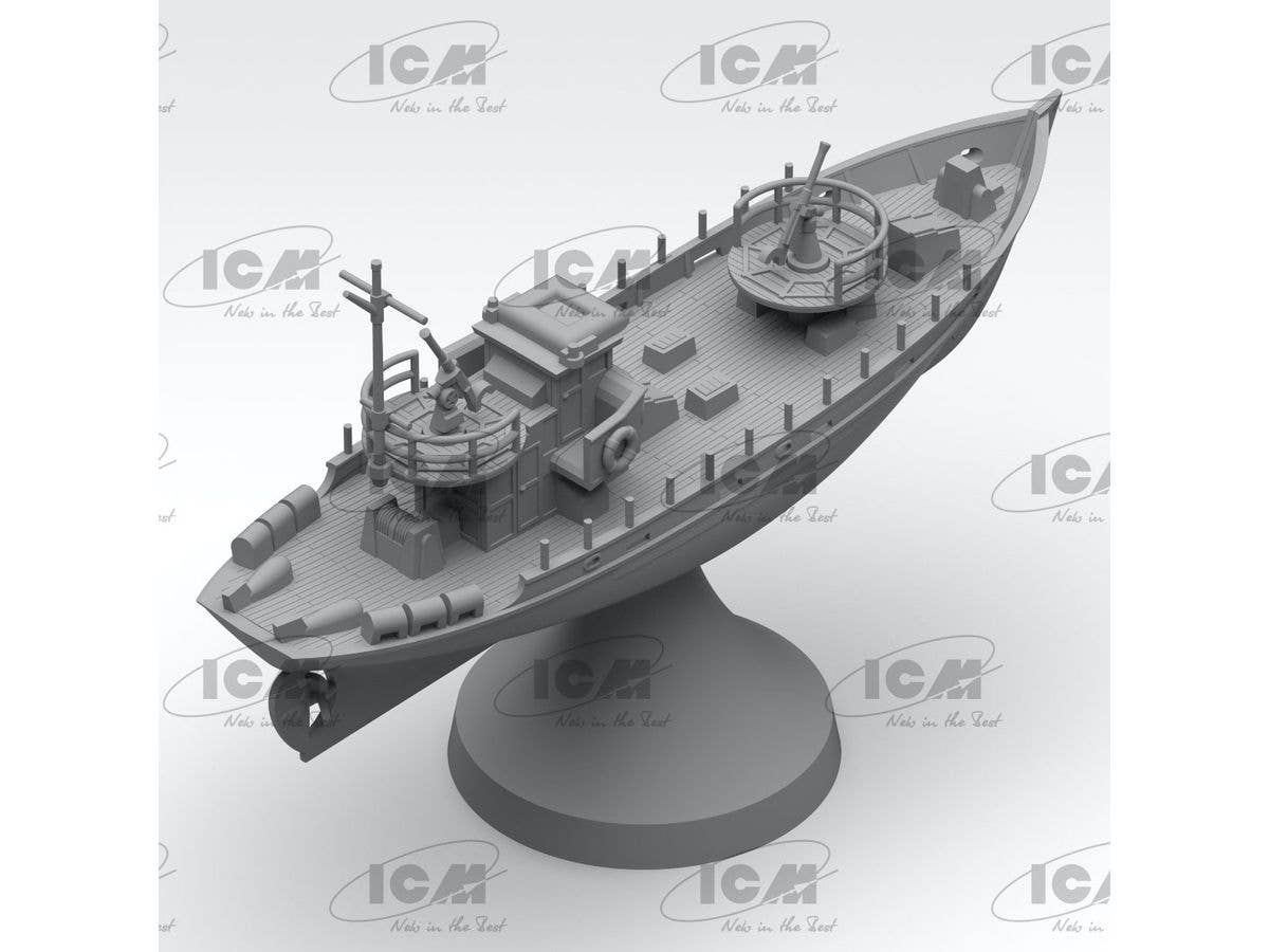 ICM 1/350 KFK Kriegsfischkutter, WWII German multi-purpose boat | 4823044408894