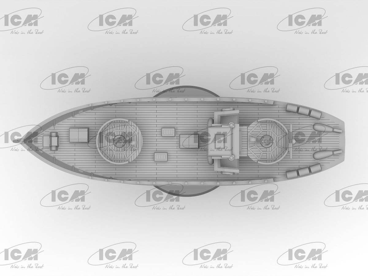 ICM 1/350 KFK Kriegsfischkutter, WWII German multi-purpose boat | 4823044408894