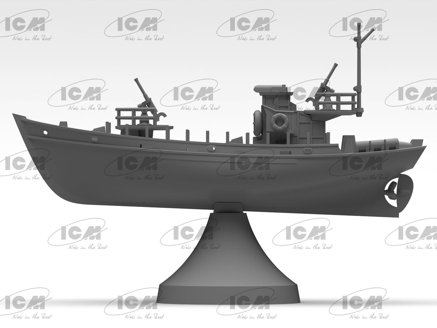 ICM 1/350 KFK Kriegsfischkutter, WWII German multi-purpose boat