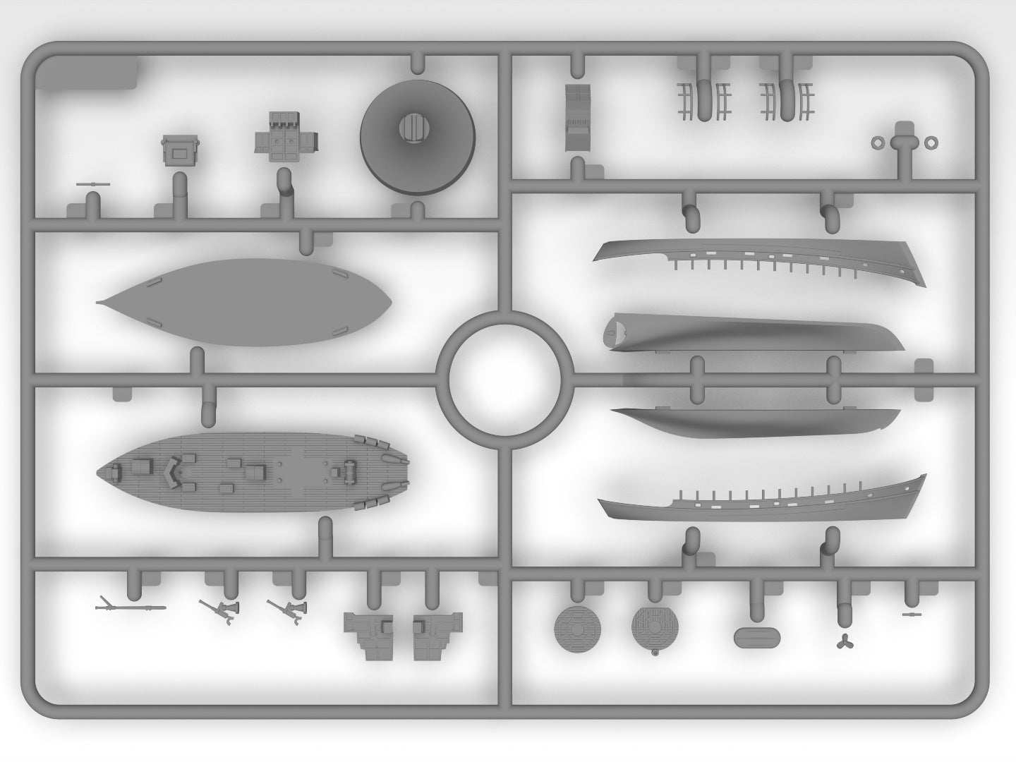 ICM 1/350 KFK Kriegsfischkutter, WWII German multi-purpose boat