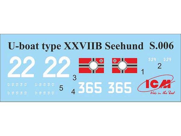 ICM 1/72 K-Verbände Midget Submarines ('Seehund' and 'Molch') | 4823044410262
