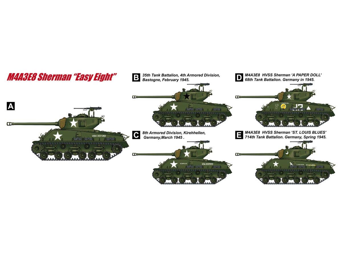 ILOVEKIT 1/16 M4A3E8 Sherman | 9580208616155