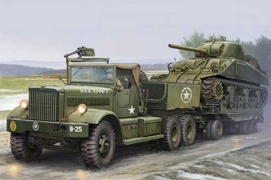 ILOVEKIT 1/35 US M19 Tank Transporter with Soft Top Cab | 9580208635026