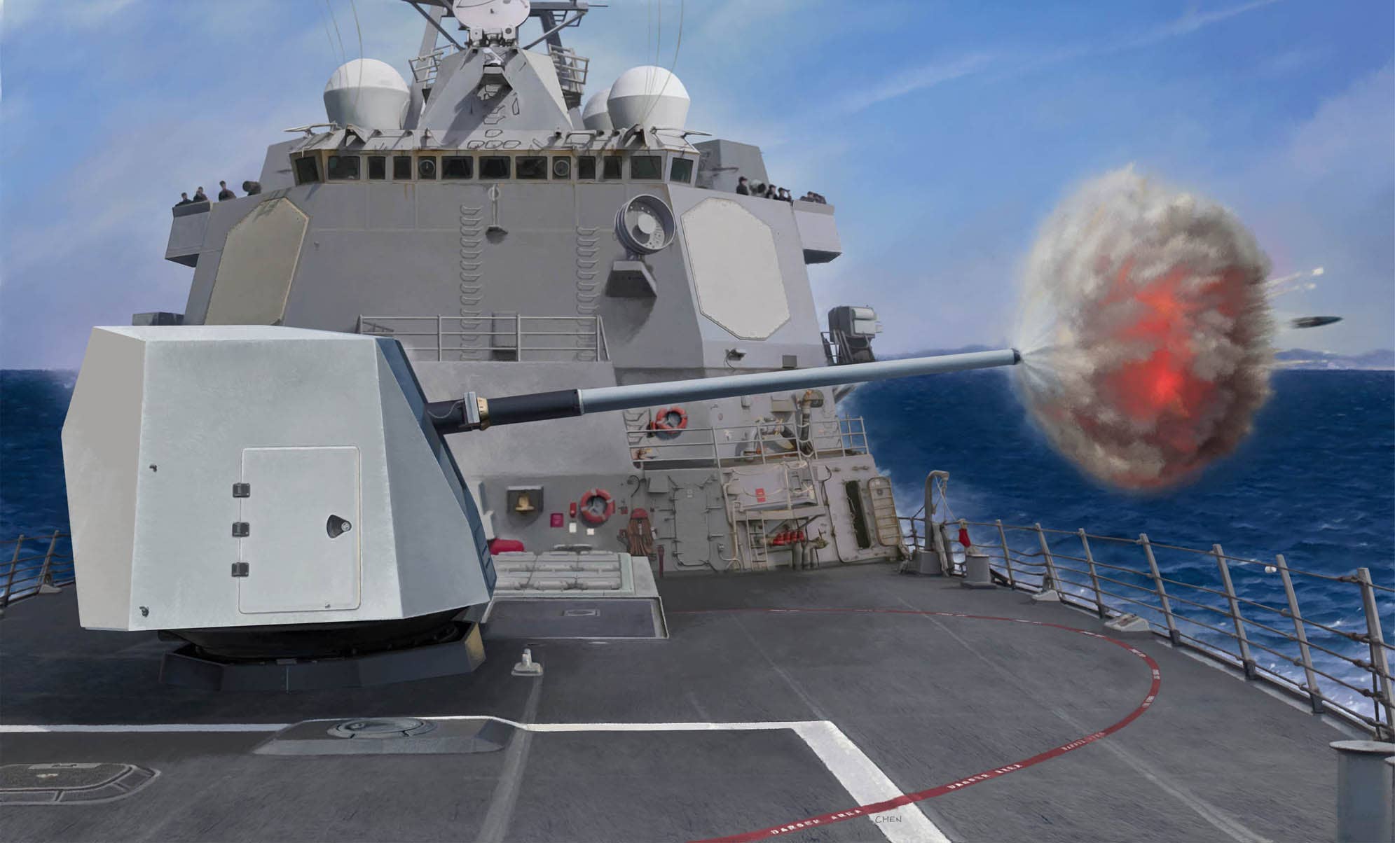 ILOVEKIT 1/35 MK-45 Mod.4 (5-inch/62-caliber) Naval Gun | 9580208635514