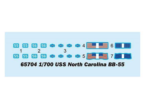 ILOVEKIT 1/700 Top Grade North Carolina BB-55 | 9580208657042