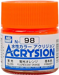 Mr Hobby Acrysion N98 - Fluorescent Orange (Semi-Gloss/Primary) | 4973028927818