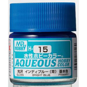 Mr Hobby AQUEOUS HOBBY COLOR - H15 GLOSS BRIGHT BLUE (PRIMARY) | 4973028718911