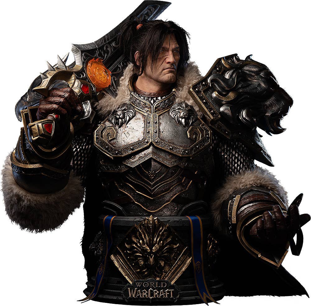 Infinity Studio Infinity Studio X Blizzard Entertainment Varian Wrynn life size bust | 6972099322209