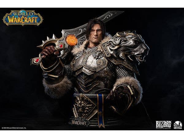 Infinity Studio Infinity Studio X Blizzard Entertainment Varian Wrynn life size bust | 6972099322209