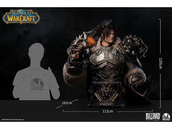 Infinity Studio Infinity Studio X Blizzard Entertainment Varian Wrynn life size bust | 6972099322209