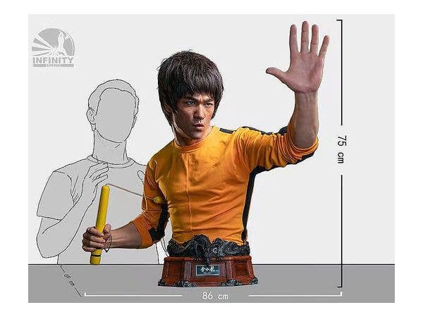 Death Game Series Infinity Studio Bruce Lee Life Size Bust | 4580416923835