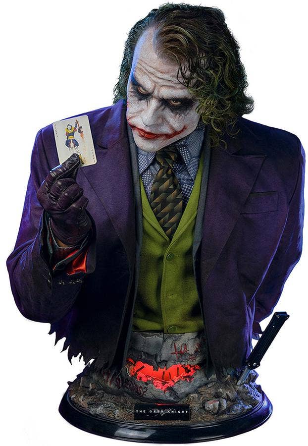 The Dark Knight Series Infinity Studio X Penguin Toys DC Series Life Size Bust The Joker | 4580416924047
