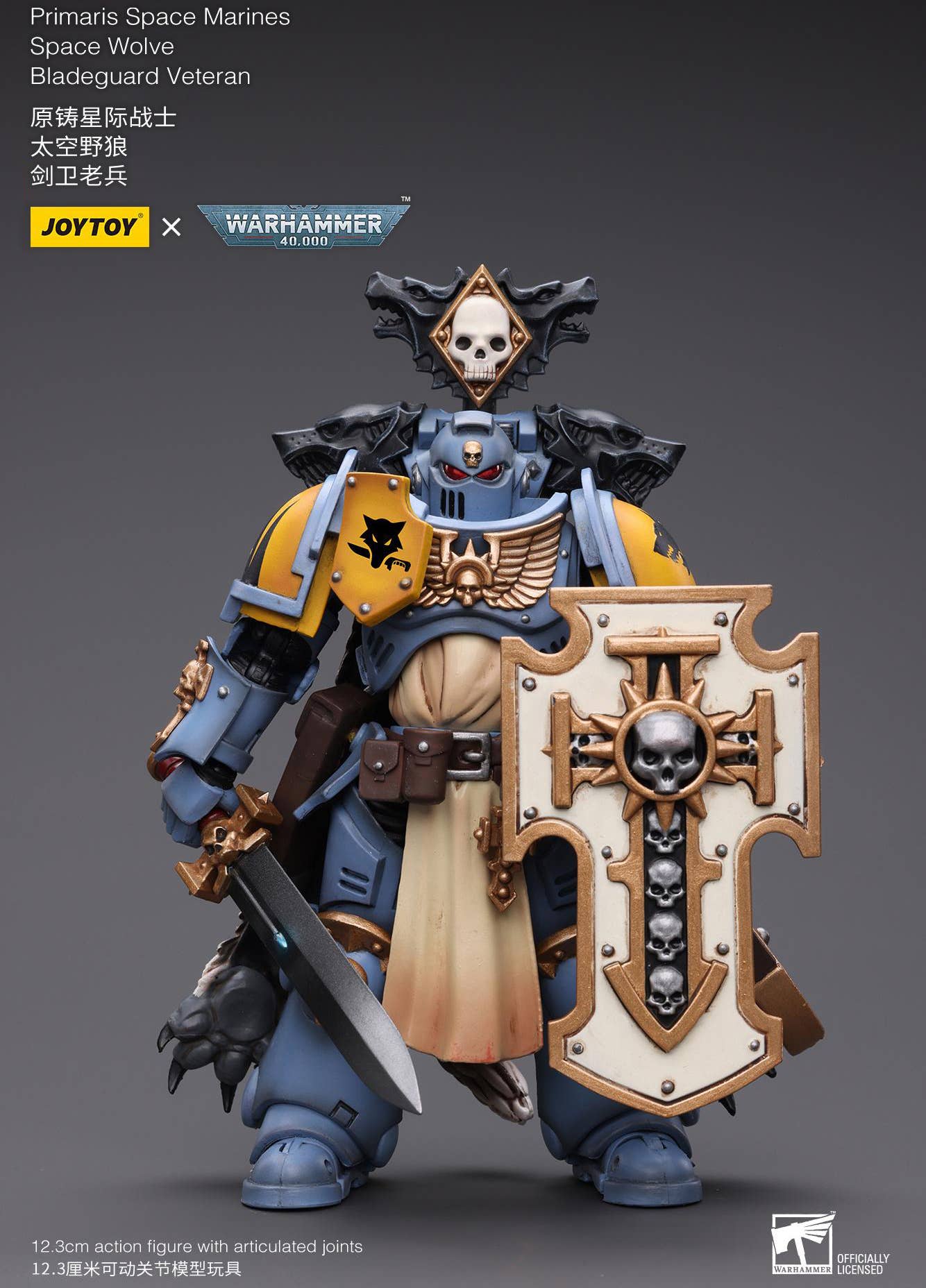 Joy Toy Primaris Space Marines Space Wolves Bladeguard Veteran | 6973130372795