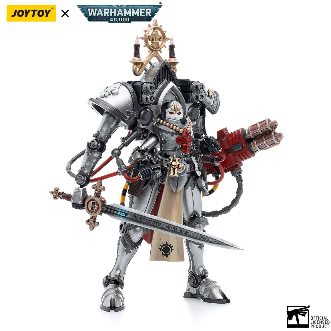Joy Toy Warhammer 40K-Adepta Sororitas Order of the Argent Shroud Paragon Warsuit Sister Collaen | 6973130374669