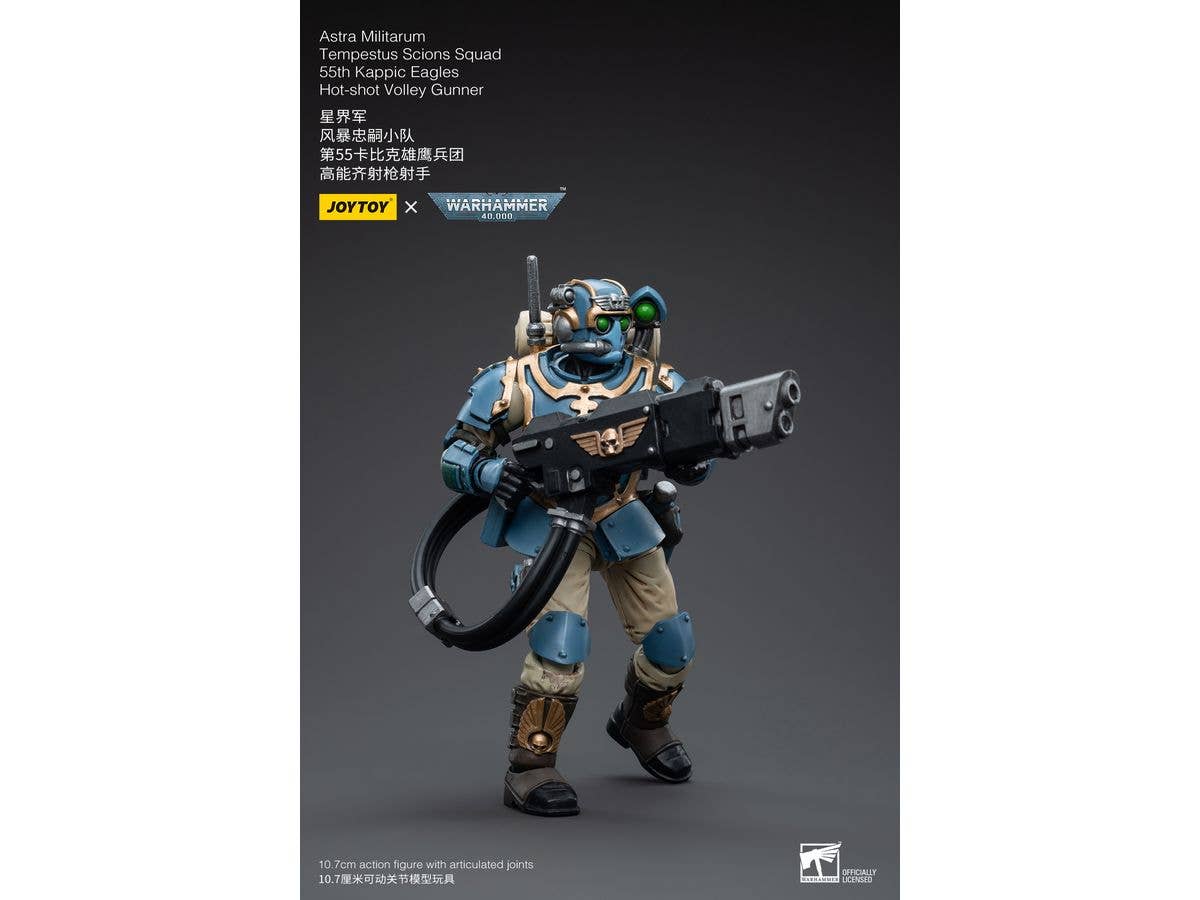 Joy Toy Astra Militarum Tempestus Scions Squad 55th Kappic Eagles Hot-shot Volley Gunner | 6973130375031