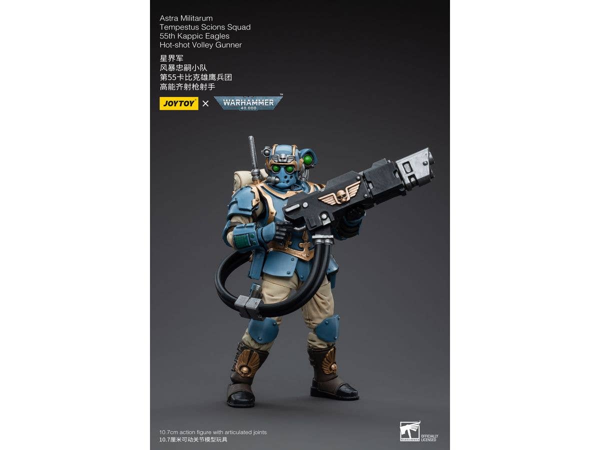 Joy Toy Astra Militarum Tempestus Scions Squad 55th Kappic Eagles Hot-shot Volley Gunner | 6973130375031