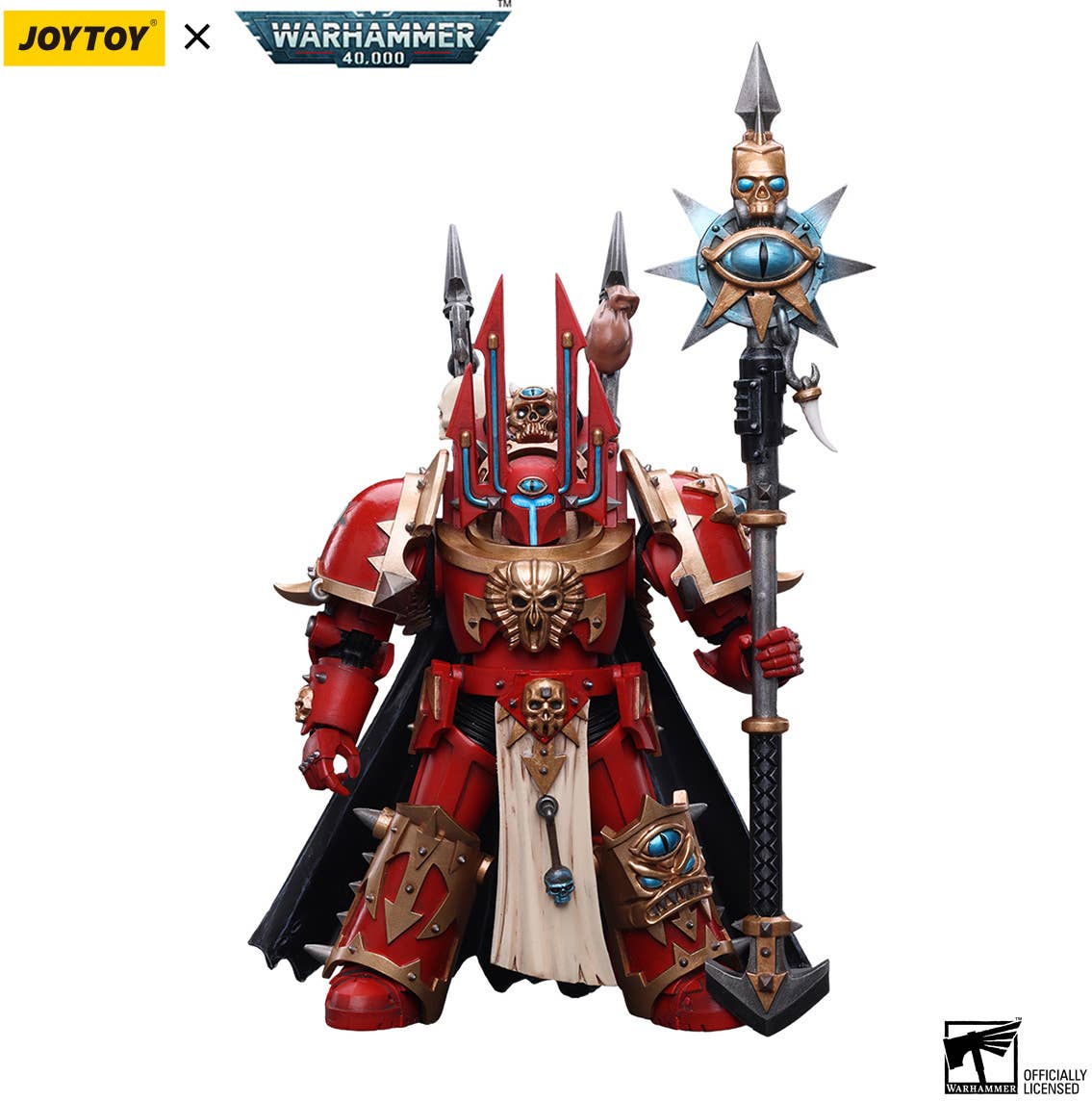Joy Toy Chaos Space Marines Crimson Slaughter Sorcerer Lord in Terminator Armour | 6973130376816