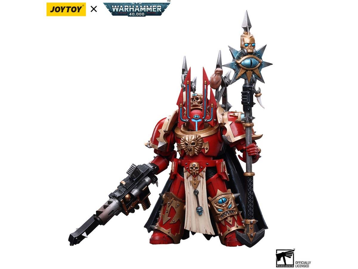 Joy Toy Chaos Space Marines Crimson Slaughter Sorcerer Lord in Terminator Armour | 6973130376816