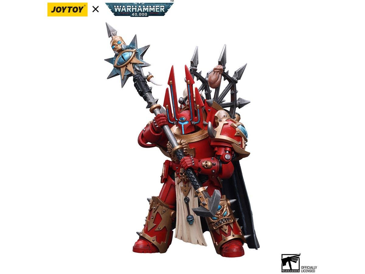 Joy Toy Chaos Space Marines Crimson Slaughter Sorcerer Lord in Terminator Armour | 6973130376816