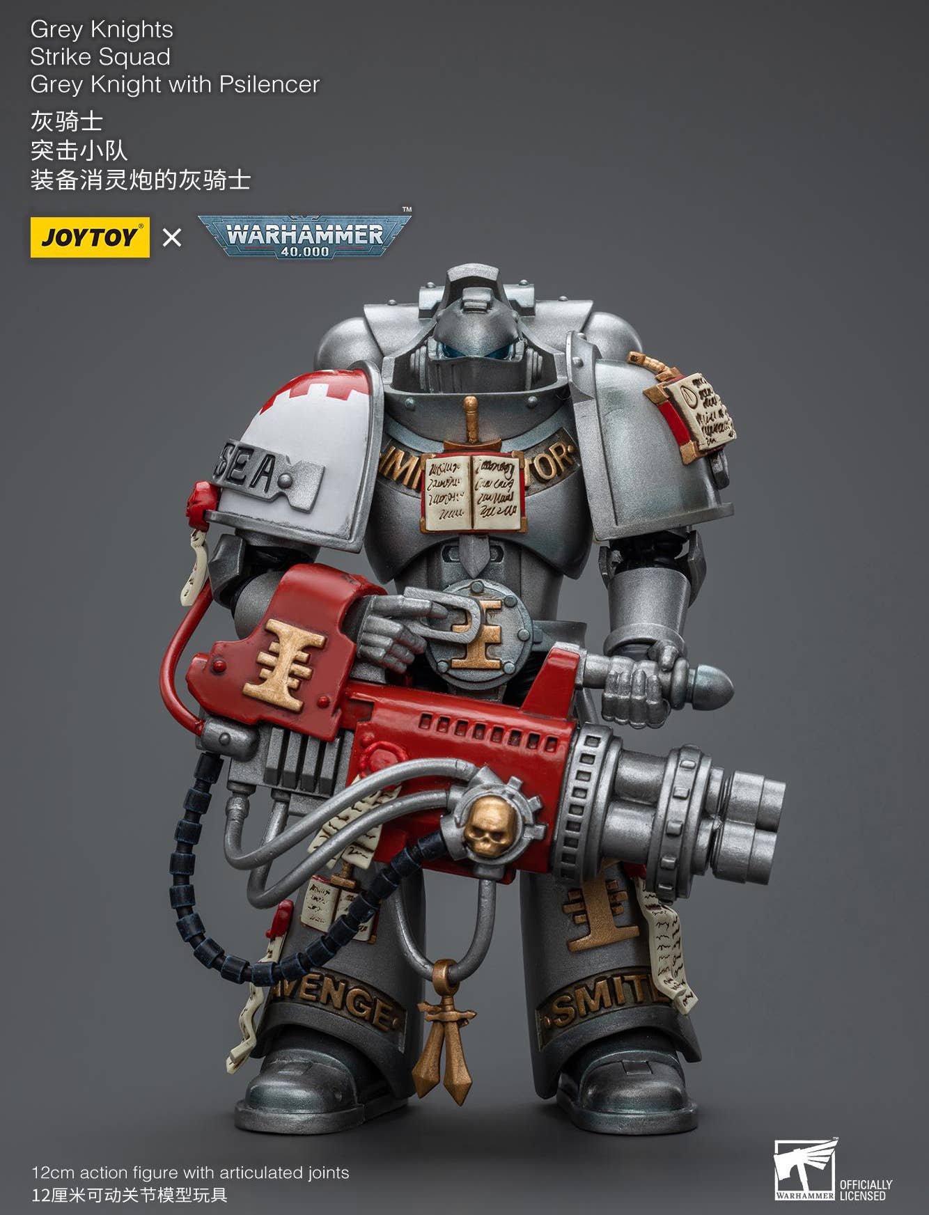 Joy Toy Grey Knights Strike Squad Grey Knight with Psilencer | 6973130379008