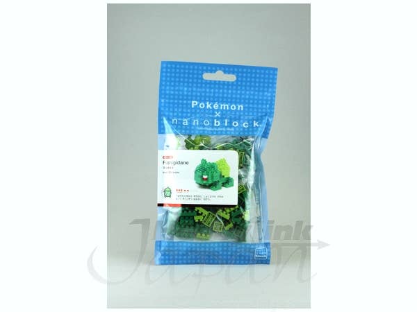 Kawada Bulbasaur "Pokémon", Nanoblock Pokémon Series (Box/12) | 4972825146217
