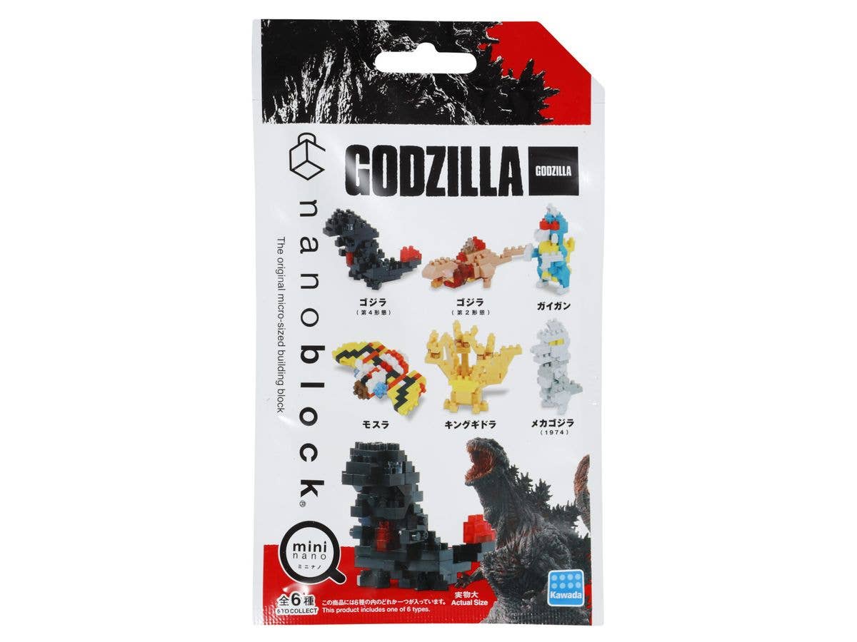 Nanoblock Mininano Series Godzilla Assortment 1 (Blind Box) "GODZILLA" | 4972825219065