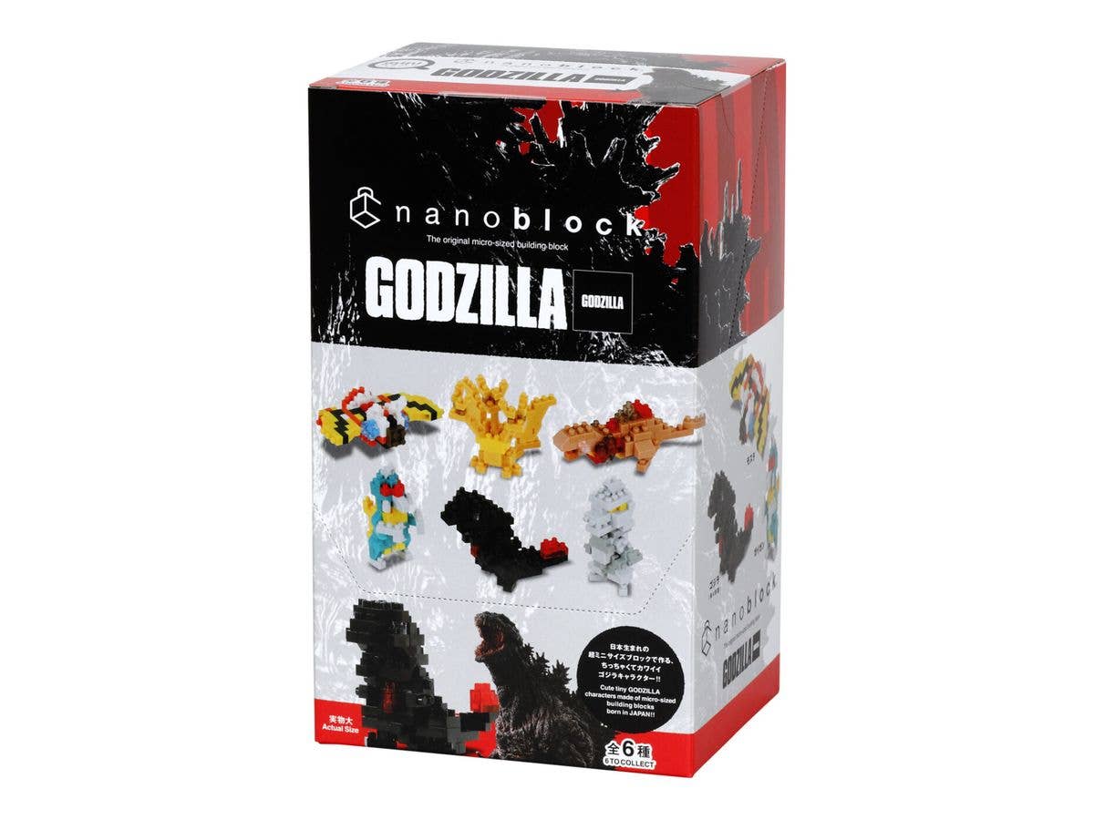 Nanoblock Mininano Series Godzilla Assortment 1 (Blind Box) "GODZILLA" | 4972825219065