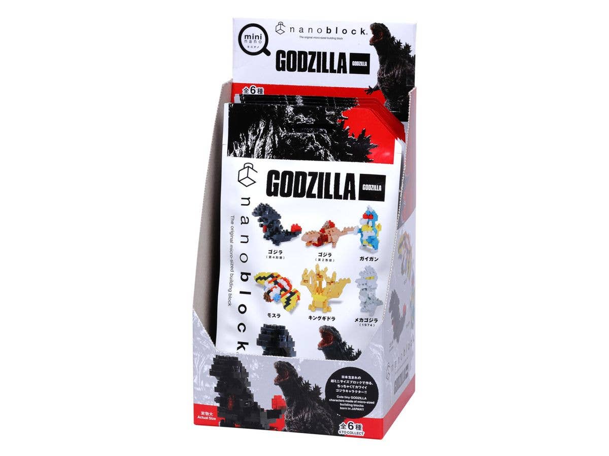 Nanoblock Mininano Series Godzilla Assortment 1 (Blind Box) "GODZILLA" | 4972825219065